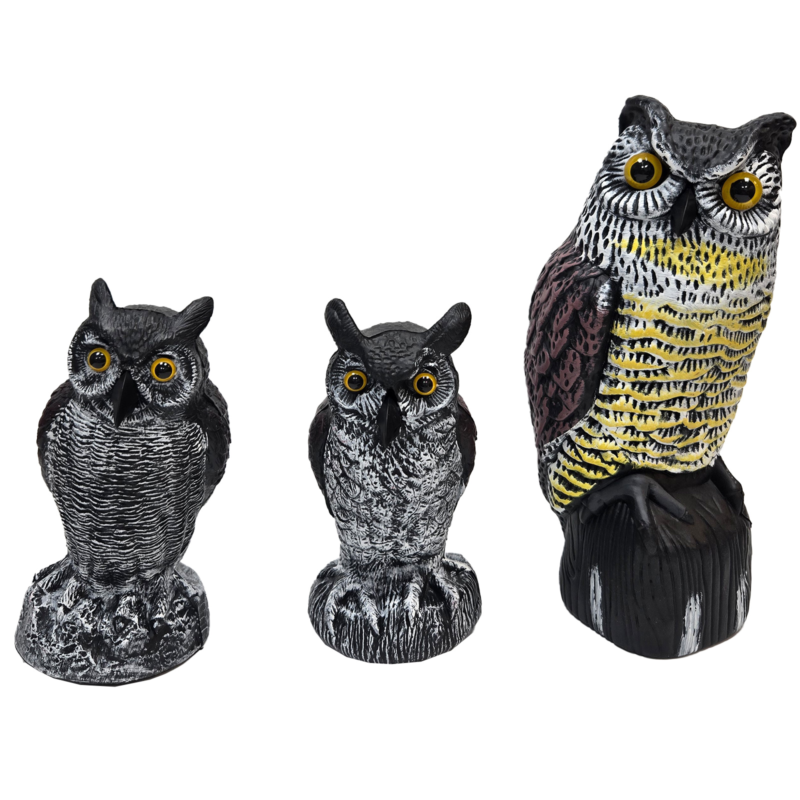 SQ345-3 owl decoy